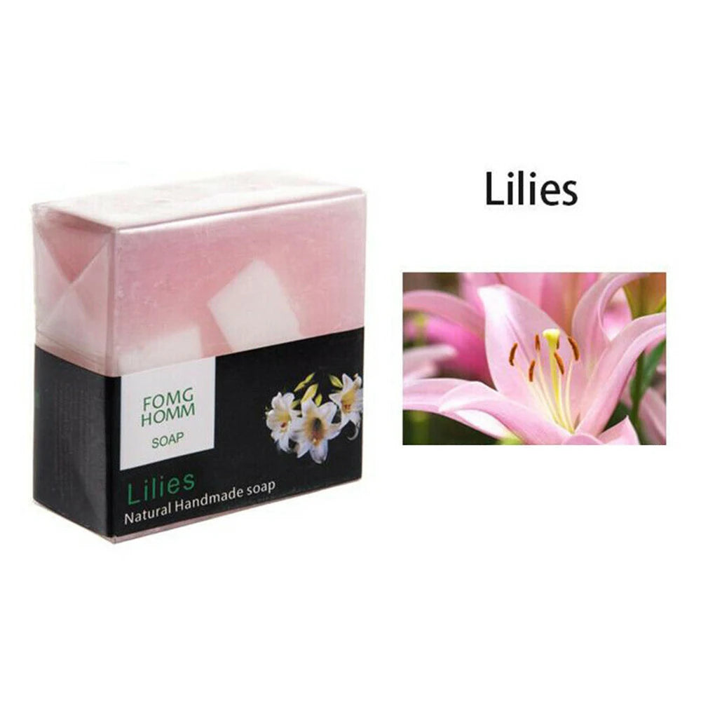 Savon Naturel Thaïlandais Fruits & Rose — Exfoliant, Hydratant & Multi-Soin
