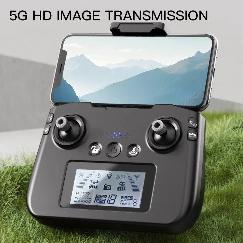 Teeggi SG109 MAX2 3-Axis Stabilized Gimbal Mini Drone 360° Laser Obstacle Avoidance RC Quadcopter Brushless Motor C0. GPS Drone