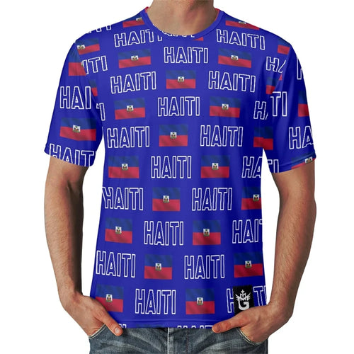 2026 Haiti Football T-shirt For Men Clothes Haitian Flag Logo Print Quick Dry Sport T Shirt Summer Outdoor Custom Name Tee Top