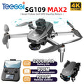 Teeggi SG109 MAX2 3-Axis Stabilized Gimbal Mini Drone 360° Laser Obstacle Avoidance RC Quadcopter Brushless Motor C0. GPS Drone