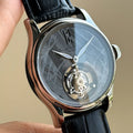Merkur M Iron Meteorite Tourbillon Watch Men's Sapphire Watch For Men Mechanical Wristwatches Relogio Masculino 42mm