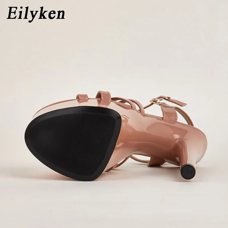 Sandales Plateforme Eilyken 2025 — Talon Haut, Bride Boucle, Été Sexy
