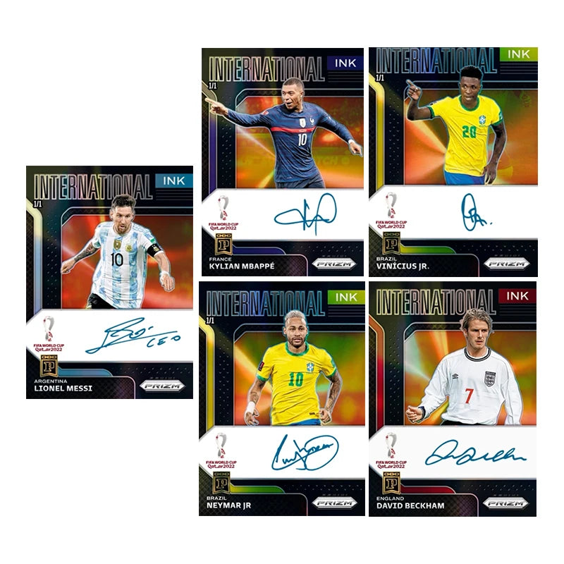 Panini Football Star Card Diy Homemade Neymar Cristiano Ronaldo Lamine Yamal Lionel Messi Signature Collection Card Toys Gift