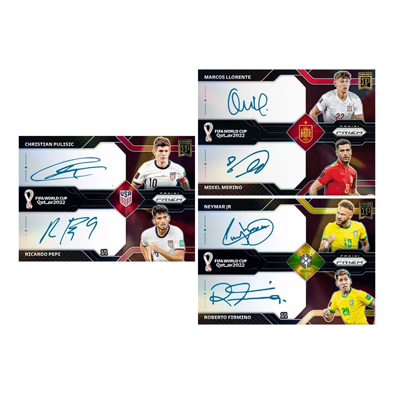 Panini Football Star Card Diy Homemade Neymar Cristiano Ronaldo Lamine Yamal Lionel Messi Signature Collection Card Toys Gift