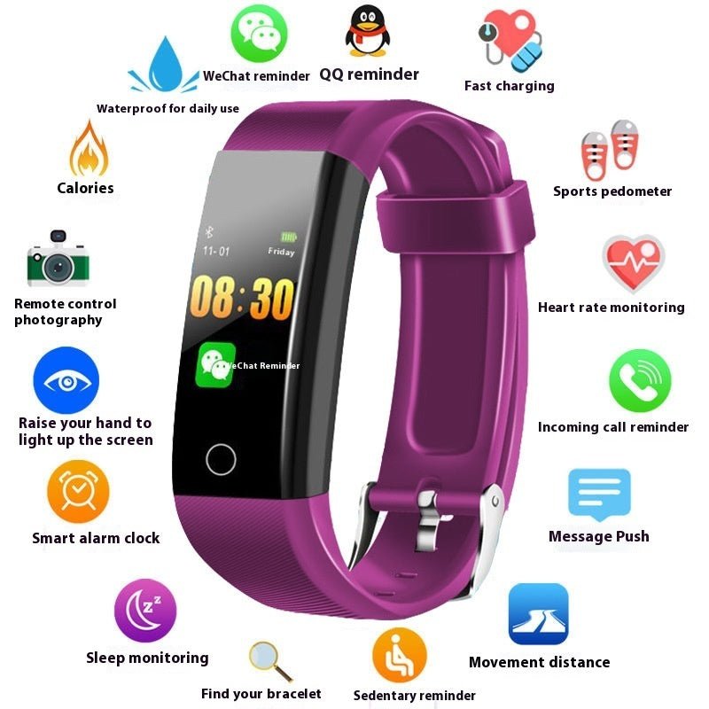 Blood Pressure Heart Rate Sports Bracelet Men And Women - SUKSU - selling