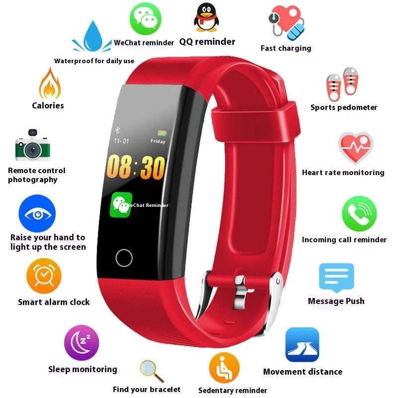 Blood Pressure Heart Rate Sports Bracelet Men And Women - SUKSU - selling