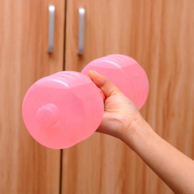 Body Building Water Dumbbell Weight Dumbbells Slimming Fitness Gym Equipment Yoga for Training Sport Plastic Bottle Exercise - SUKSU - selling