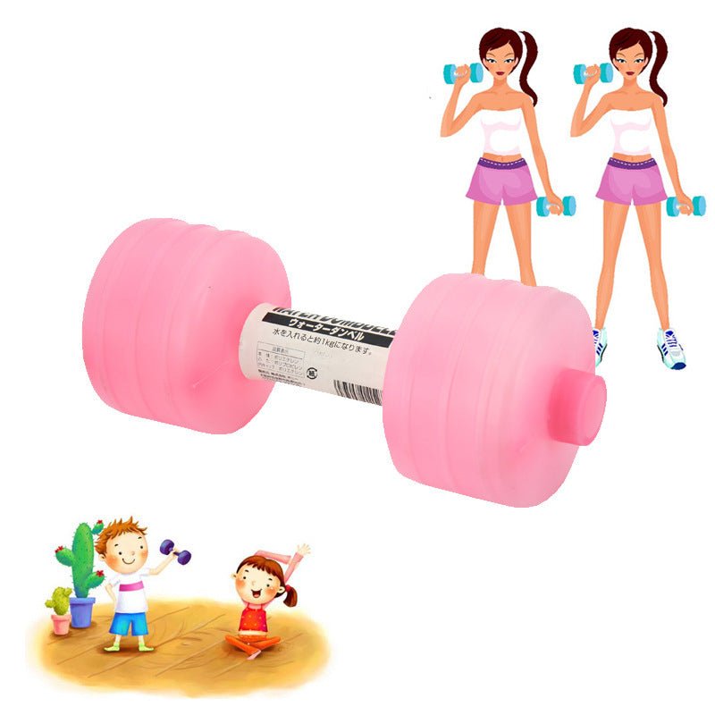 Body Building Water Dumbbell Weight Dumbbells Slimming Fitness Gym Equipment Yoga for Training Sport Plastic Bottle Exercise - SUKSU - selling