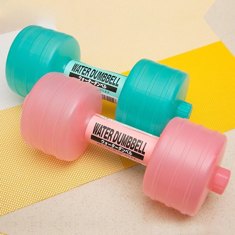 Body Building Water Dumbbell Weight Dumbbells Slimming Fitness Gym Equipment Yoga for Training Sport Plastic Bottle Exercise - SUKSU - selling