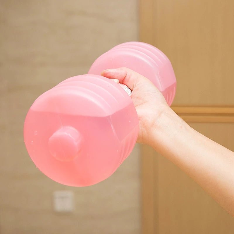 Body Building Water Dumbbell Weight Dumbbells Slimming Fitness Gym Equipment Yoga for Training Sport Plastic Bottle Exercise - SUKSU - selling