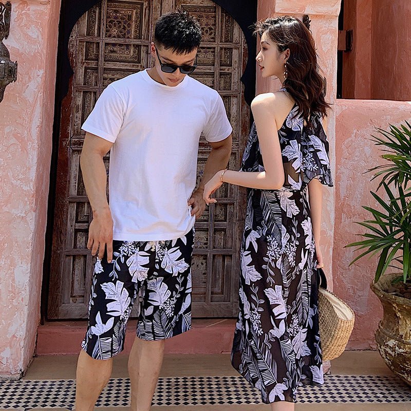 Couples Swimwear Women Bikini Sets Cover Up Mans - SUKSU - selling