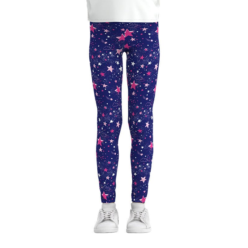 Digital Printing Leggings Girls Leggings Thin Stretch Pants - SUKSU - selling