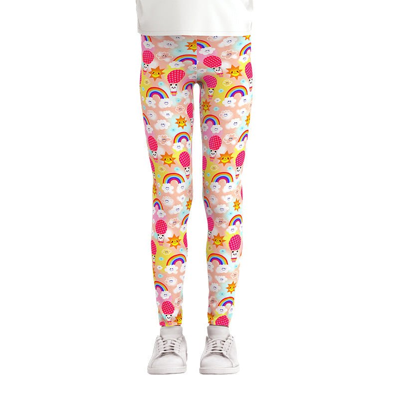 Digital Printing Leggings Girls Leggings Thin Stretch Pants - SUKSU - selling