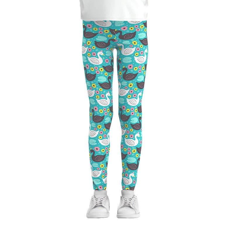 Digital Printing Leggings Girls Leggings Thin Stretch Pants - SUKSU - selling