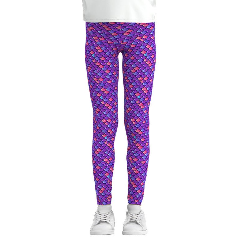 Digital Printing Leggings Girls Leggings Thin Stretch Pants - SUKSU - selling