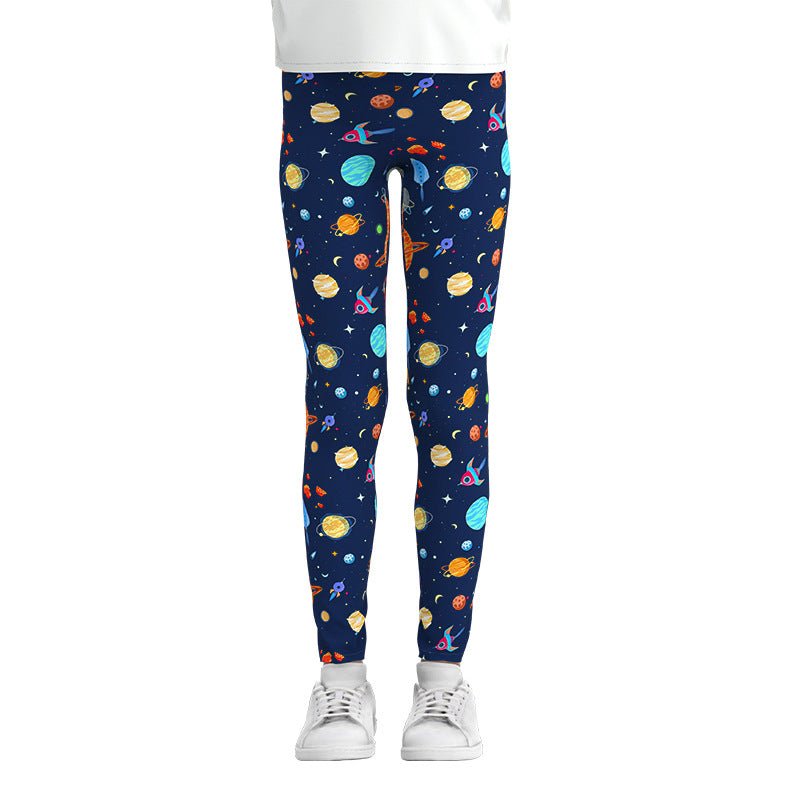 Digital Printing Leggings Girls Leggings Thin Stretch Pants - SUKSU - selling