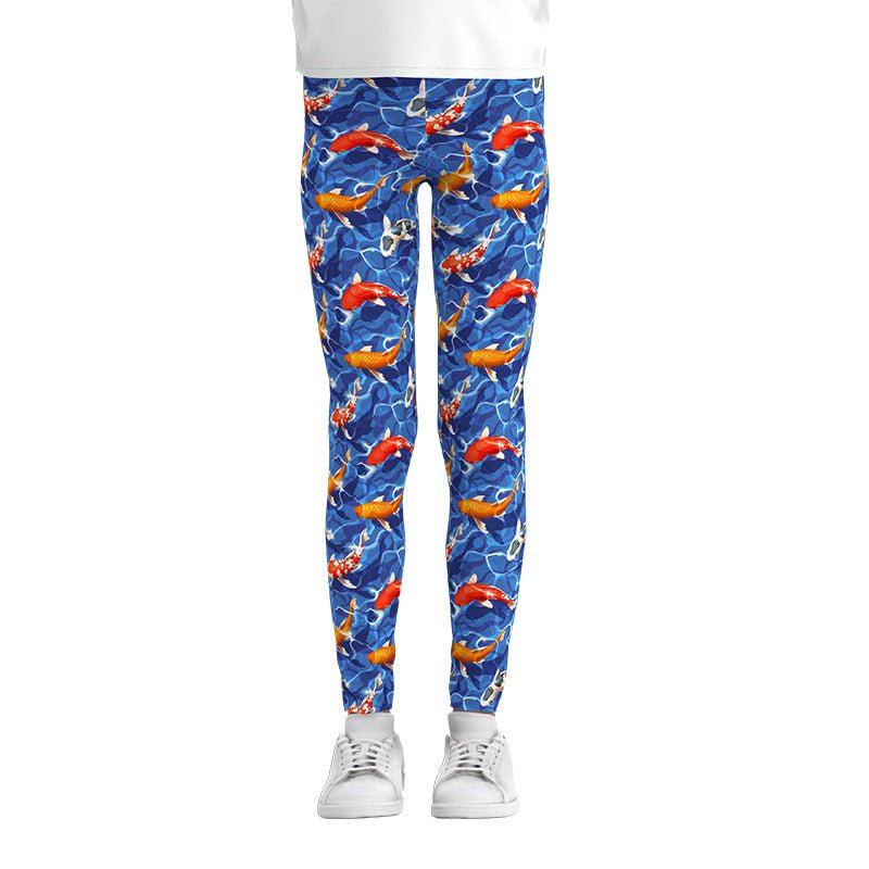 Digital Printing Leggings Girls Leggings Thin Stretch Pants - SUKSU - selling