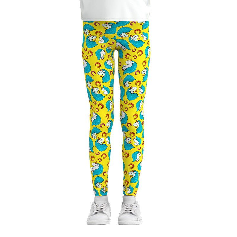 Digital Printing Leggings Girls Leggings Thin Stretch Pants - SUKSU - selling
