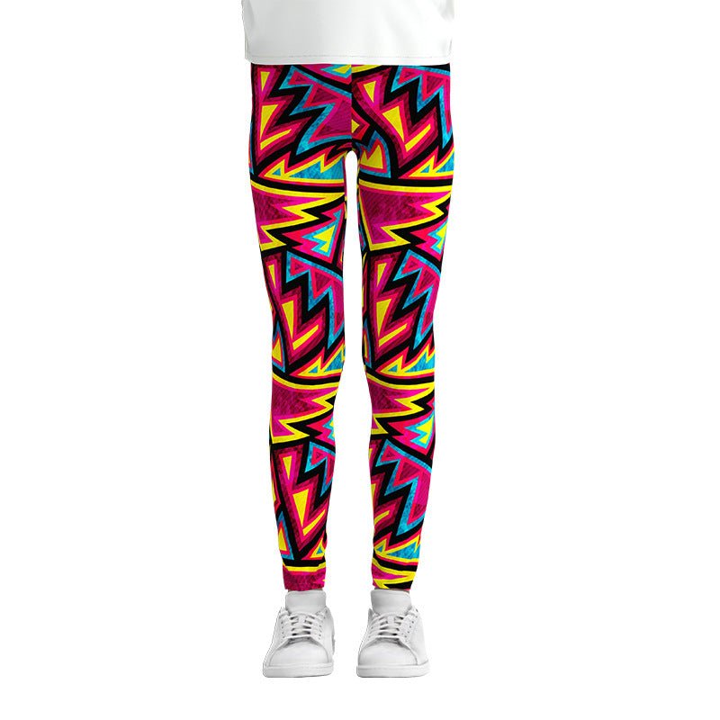 Digital Printing Leggings Girls Leggings Thin Stretch Pants - SUKSU - selling