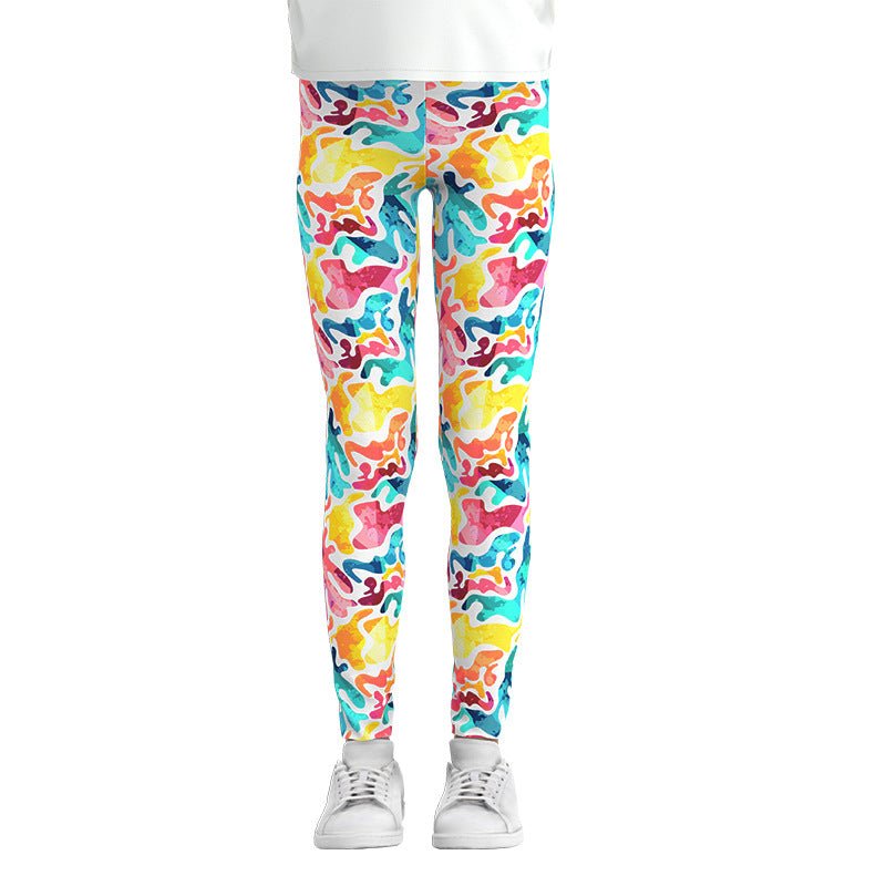 Digital Printing Leggings Girls Leggings Thin Stretch Pants - SUKSU - selling