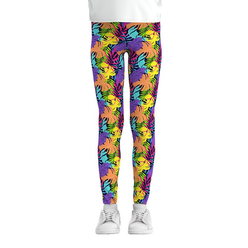 Digital Printing Leggings Girls Leggings Thin Stretch Pants - SUKSU - selling