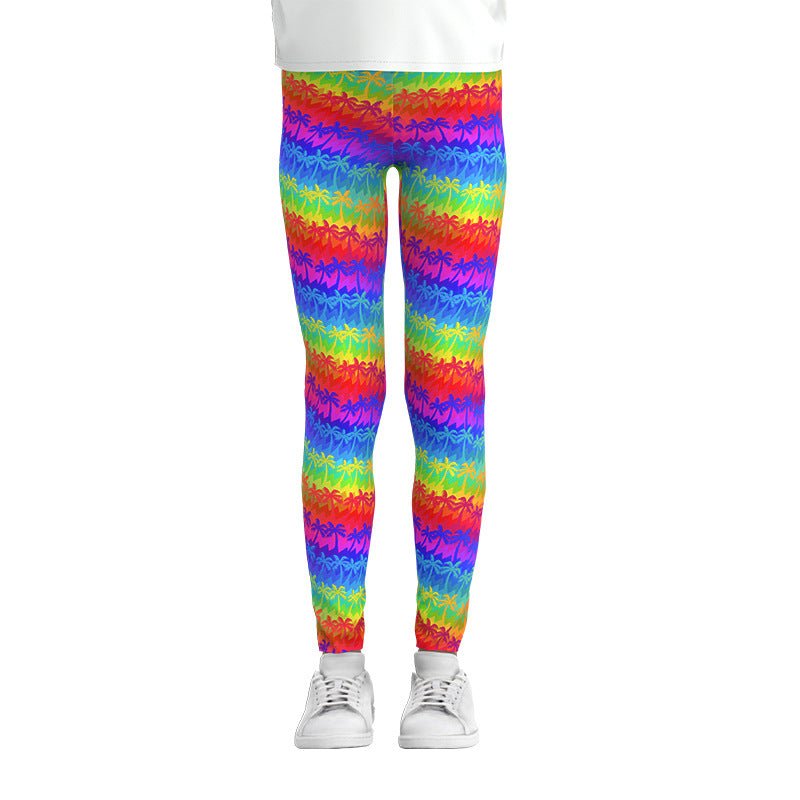 Digital Printing Leggings Girls Leggings Thin Stretch Pants - SUKSU - selling