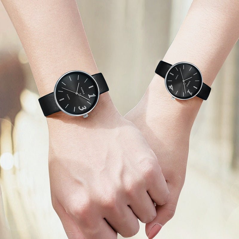 Fashionable Men And Women Couple Watches Trendy Waterproof - SUKSU - selling