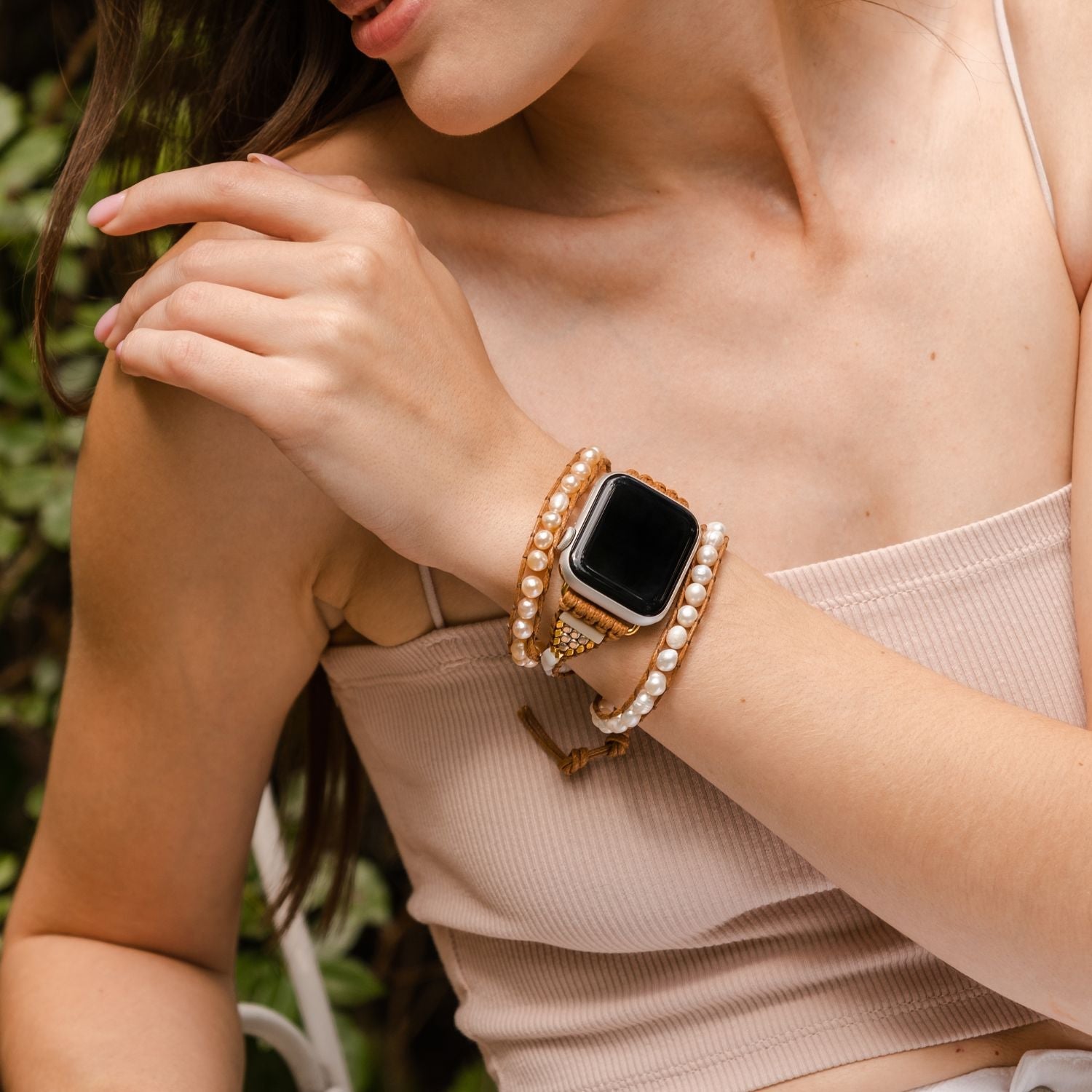 Handmade Pearl Strap For Men And Women - SUKSU - selling