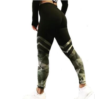 Harajuku Push Up Fitness Legging Camouflage Stripe Bodybuilding Women's leggings Sportswear Athleisure Female Pant Sale - SUKSU - selling