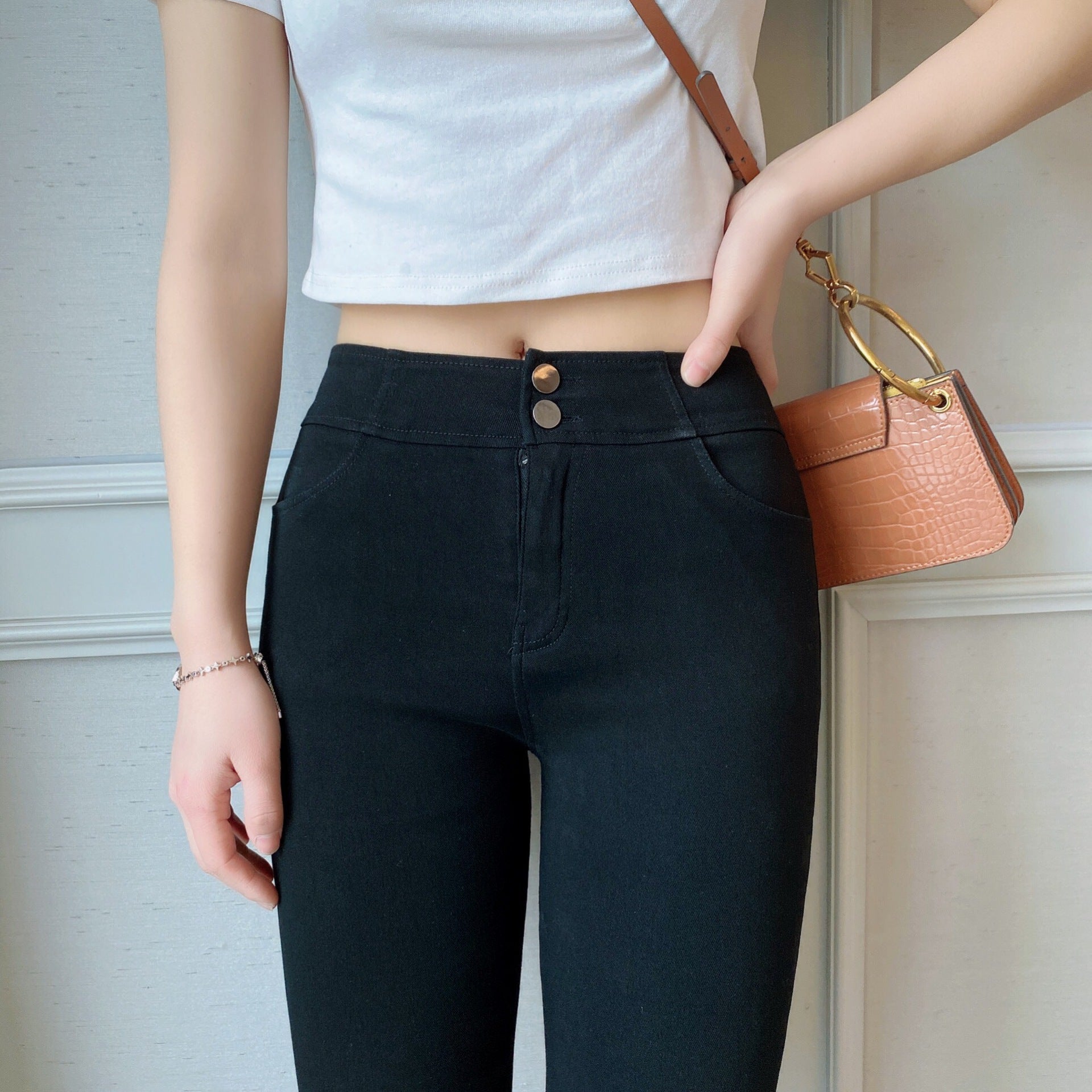 Leggings Stretch Slim Leggings - SUKSU - selling