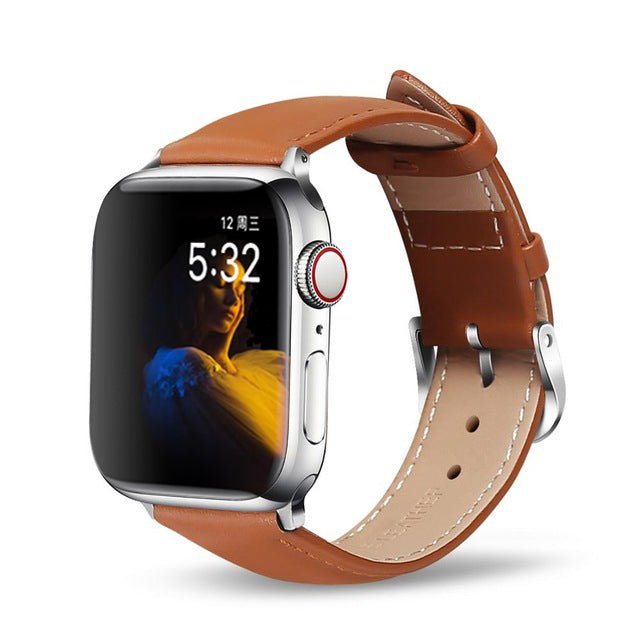Men and women business genuine leather cow leather pin buckle - SUKSU - selling