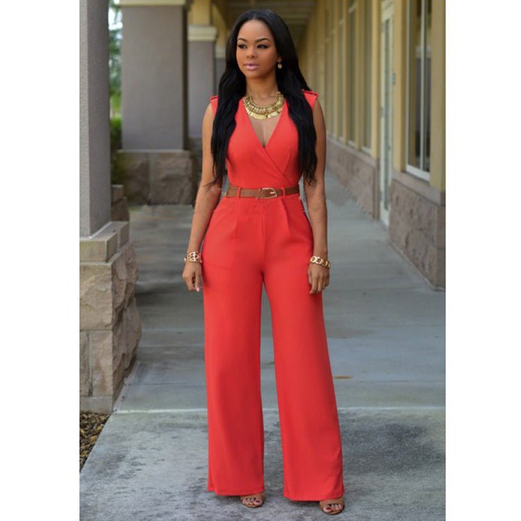 New Women Fashion Jumpsuits Siamese Pants - SUKSU - selling