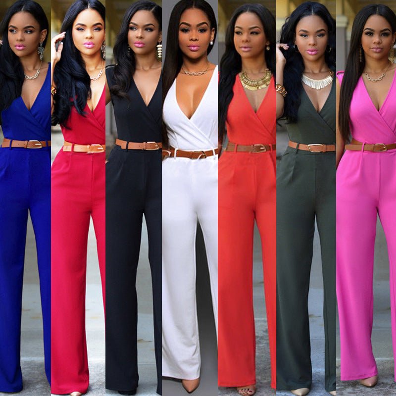 New Women Fashion Jumpsuits Siamese Pants - SUKSU - selling