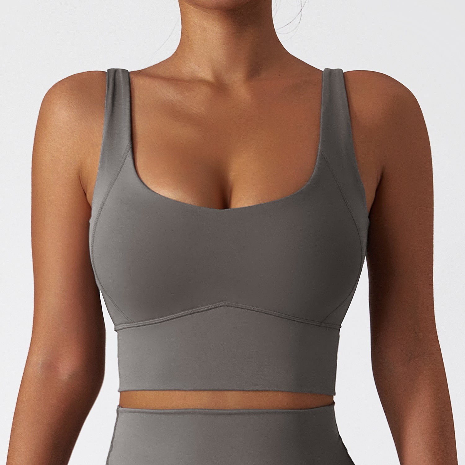 Running Sports Quick - drying Nude Feel Yoga Push Up Bras Shockproof Fitness Vest - SUKSU - selling