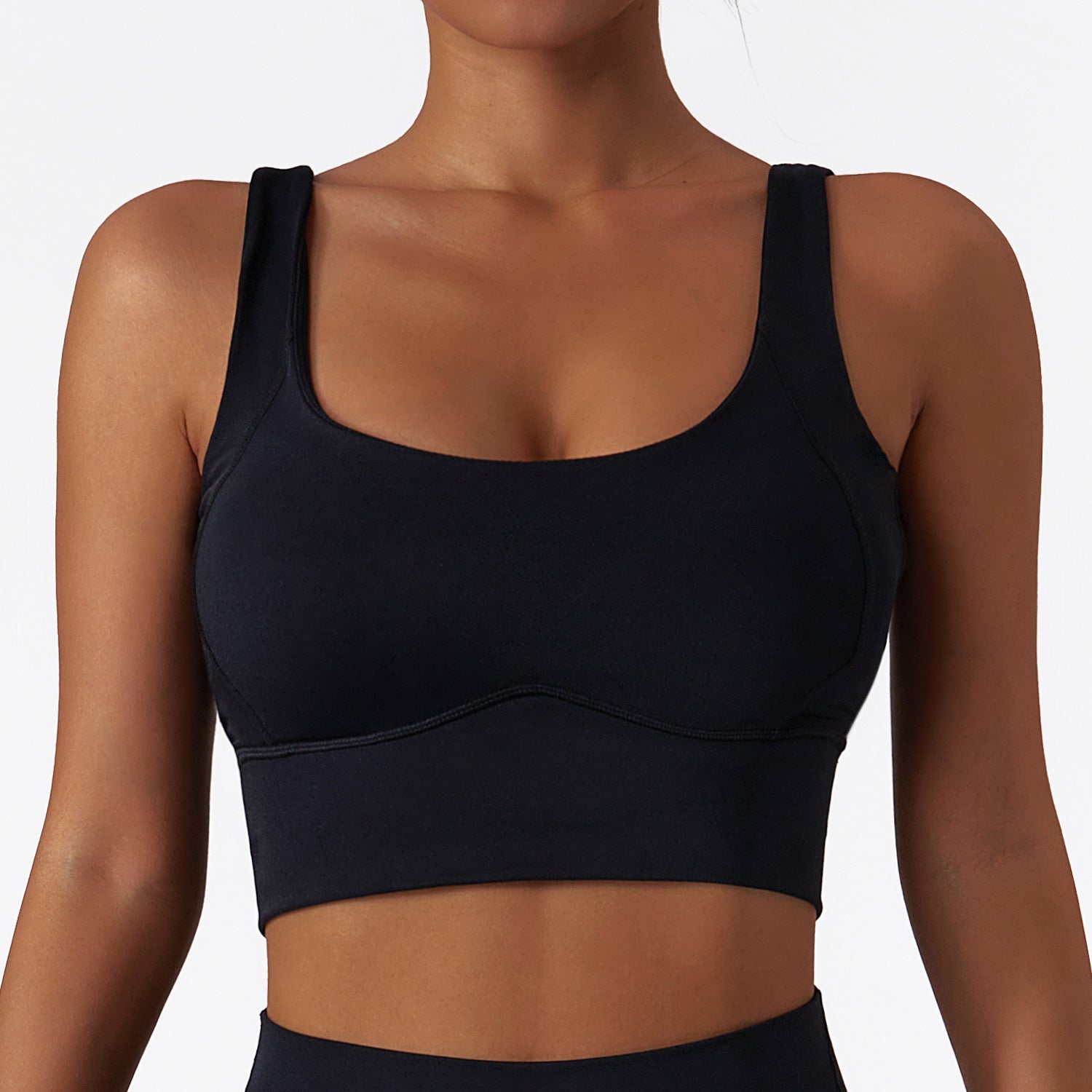 Running Sports Quick - drying Nude Feel Yoga Push Up Bras Shockproof Fitness Vest - SUKSU - selling