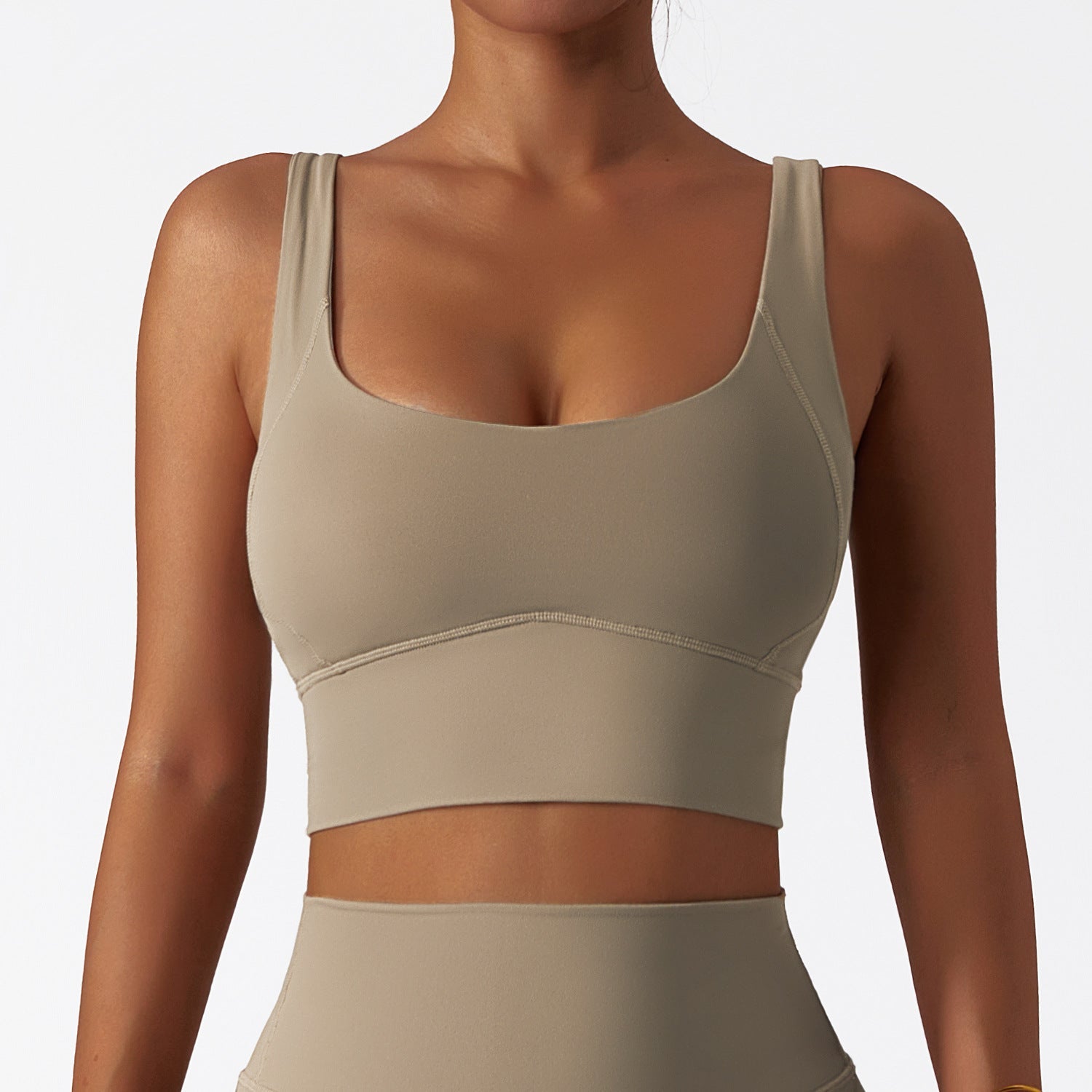 Running Sports Quick - drying Nude Feel Yoga Push Up Bras Shockproof Fitness Vest - SUKSU - selling