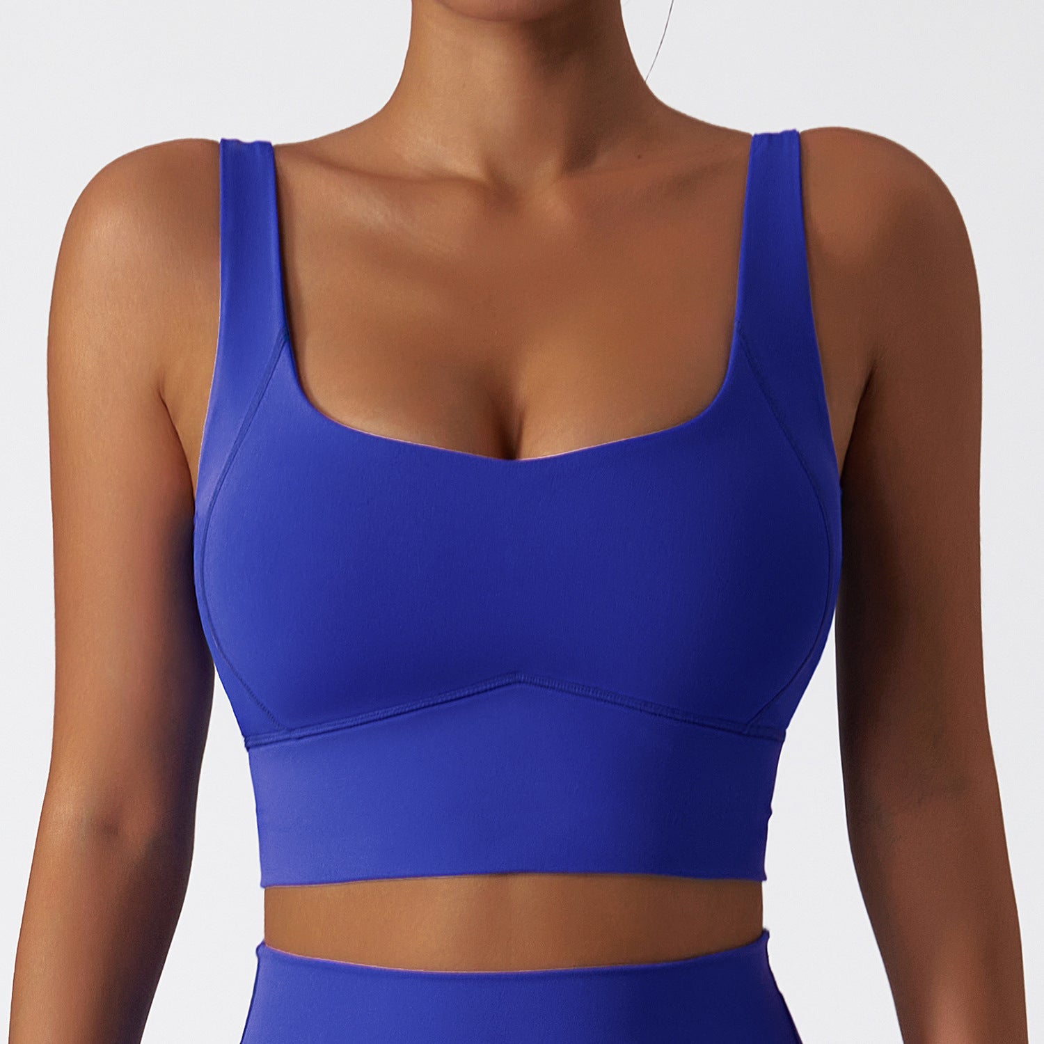 Running Sports Quick - drying Nude Feel Yoga Push Up Bras Shockproof Fitness Vest - SUKSU - selling