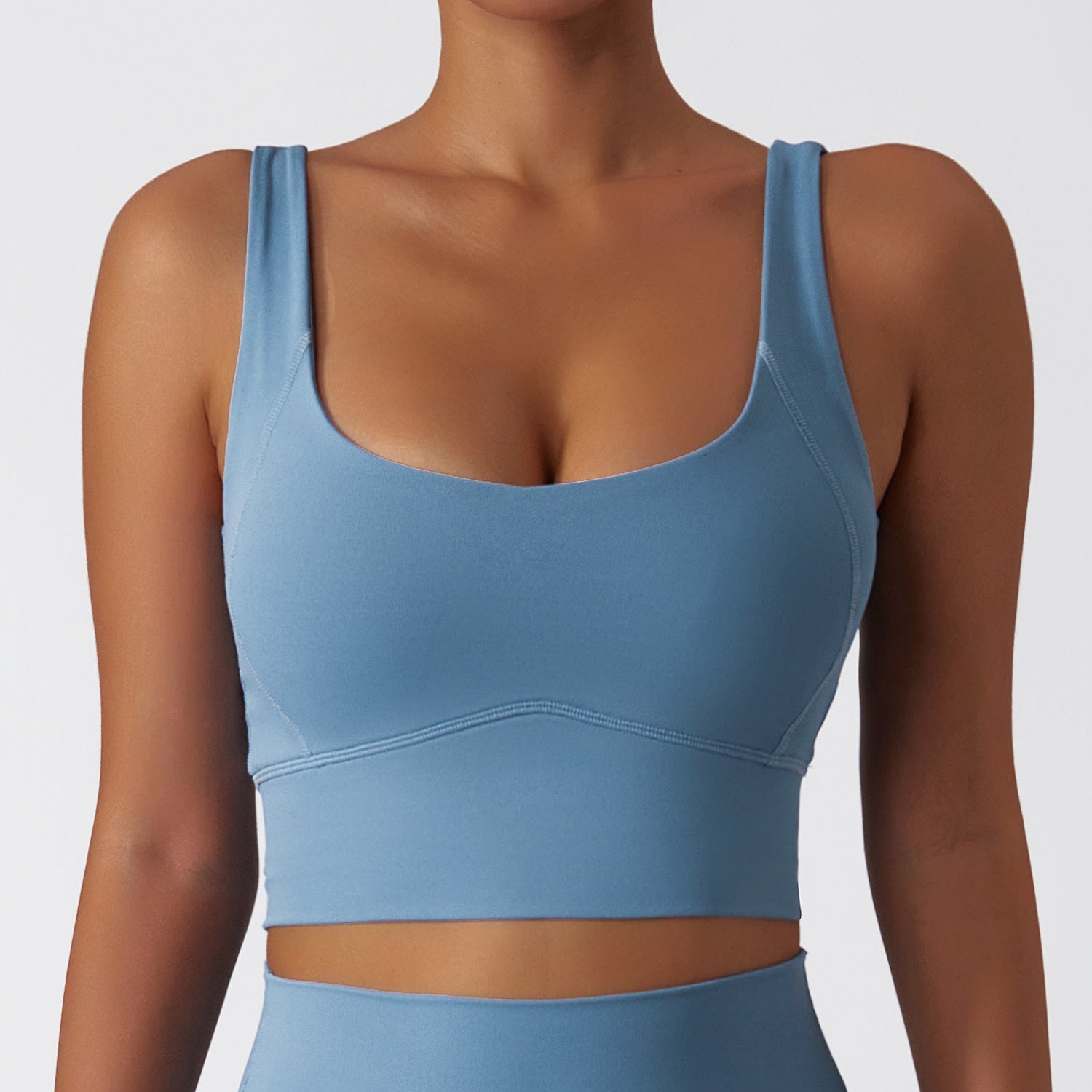 Running Sports Quick - drying Nude Feel Yoga Push Up Bras Shockproof Fitness Vest - SUKSU - selling