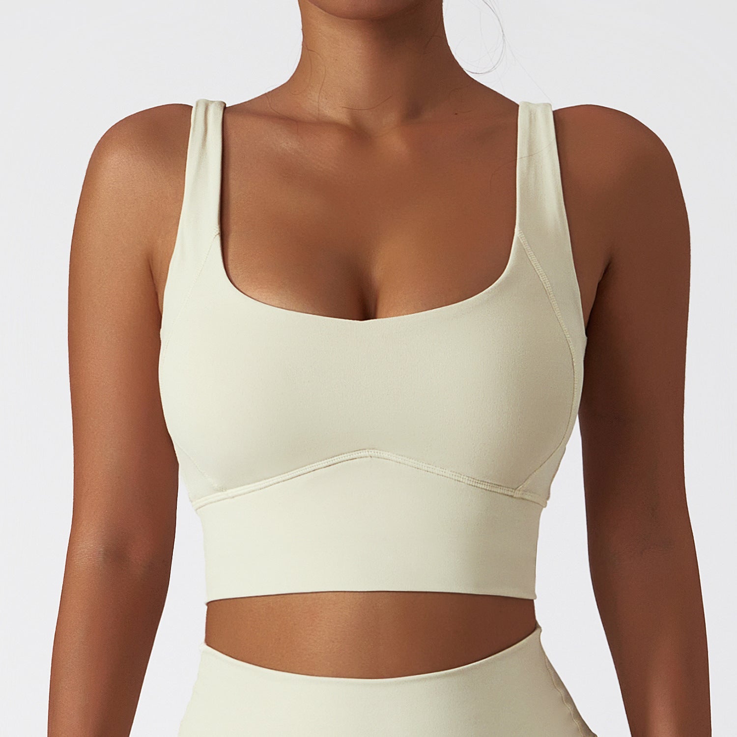 Running Sports Quick - drying Nude Feel Yoga Push Up Bras Shockproof Fitness Vest - SUKSU - selling