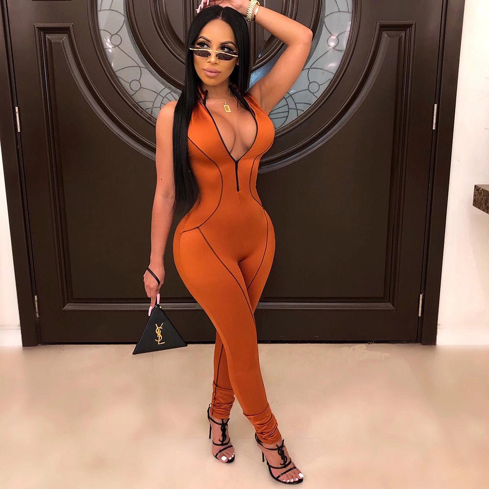 Side - striped jumpsuits - SUKSU - selling