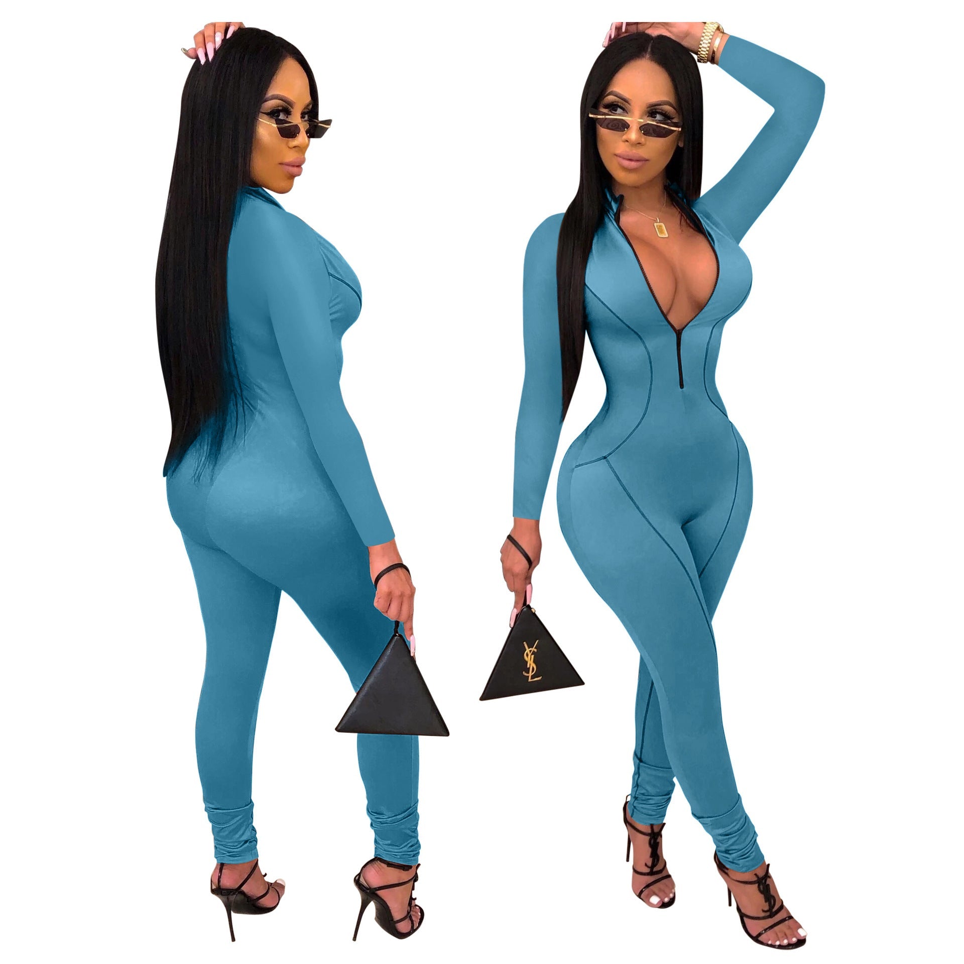 Side - striped jumpsuits - SUKSU - selling