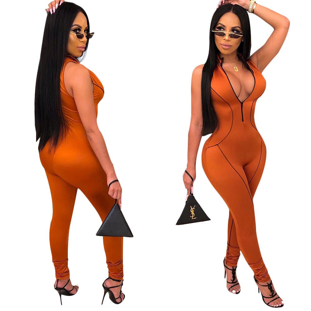 Side - striped jumpsuits - SUKSU - selling