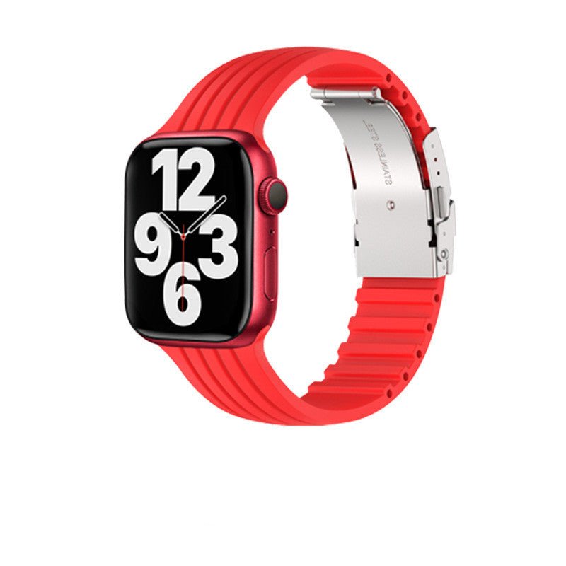 Silicone Stripe IWatch Strap For Men And Women - SUKSU - selling