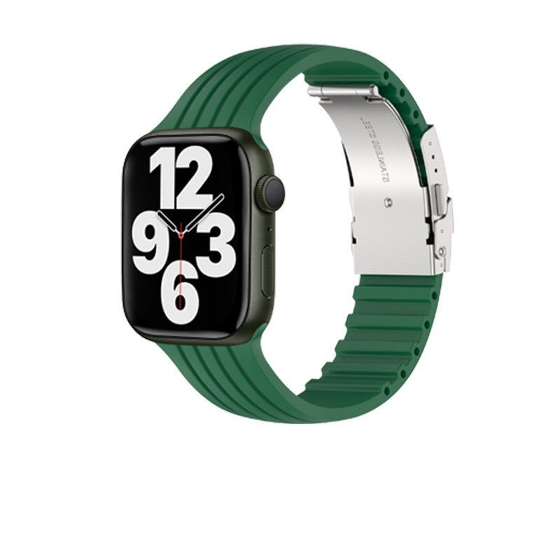 Silicone Stripe IWatch Strap For Men And Women - SUKSU - selling