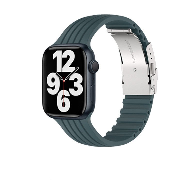 Silicone Stripe IWatch Strap For Men And Women - SUKSU - selling