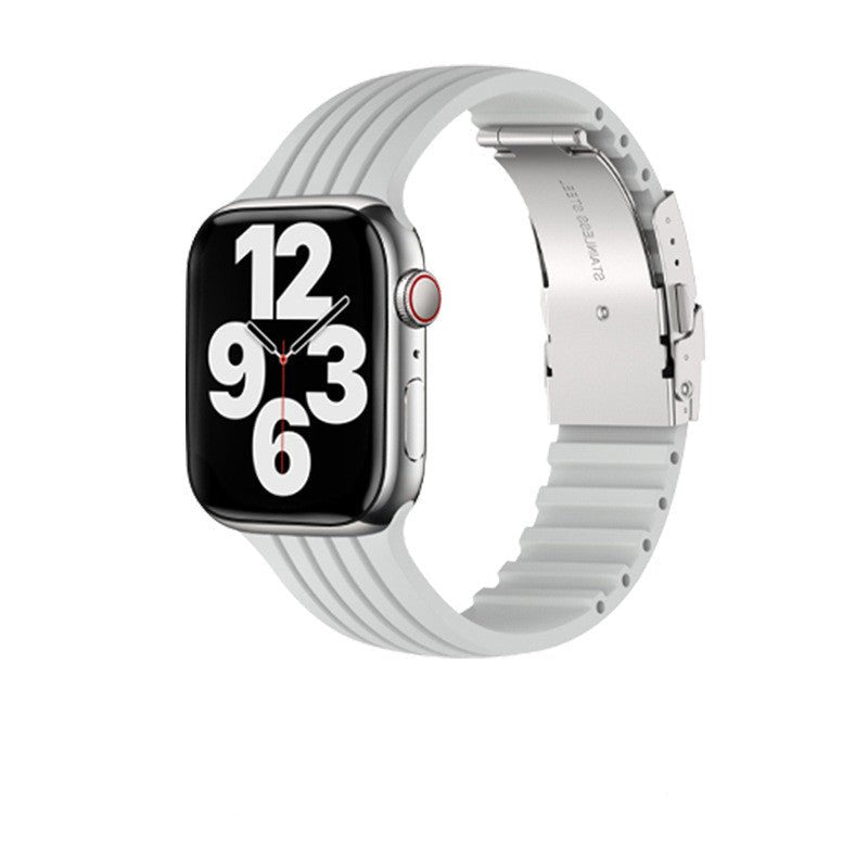 Silicone Stripe IWatch Strap For Men And Women - SUKSU - selling