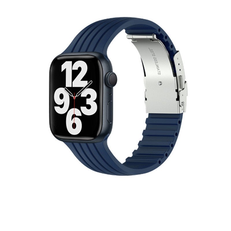 Silicone Stripe IWatch Strap For Men And Women - SUKSU - selling