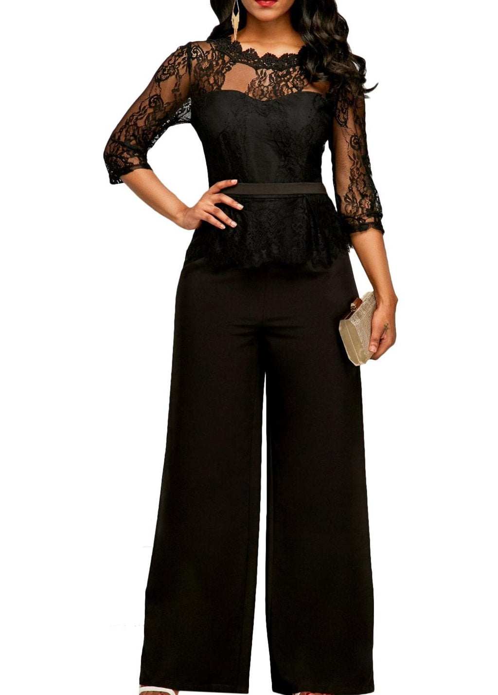 The New Summer New Sexy Lace Jumpsuits - SUKSU - selling