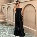Wide - leg trousers high - waisted jumpsuits - SUKSU - selling