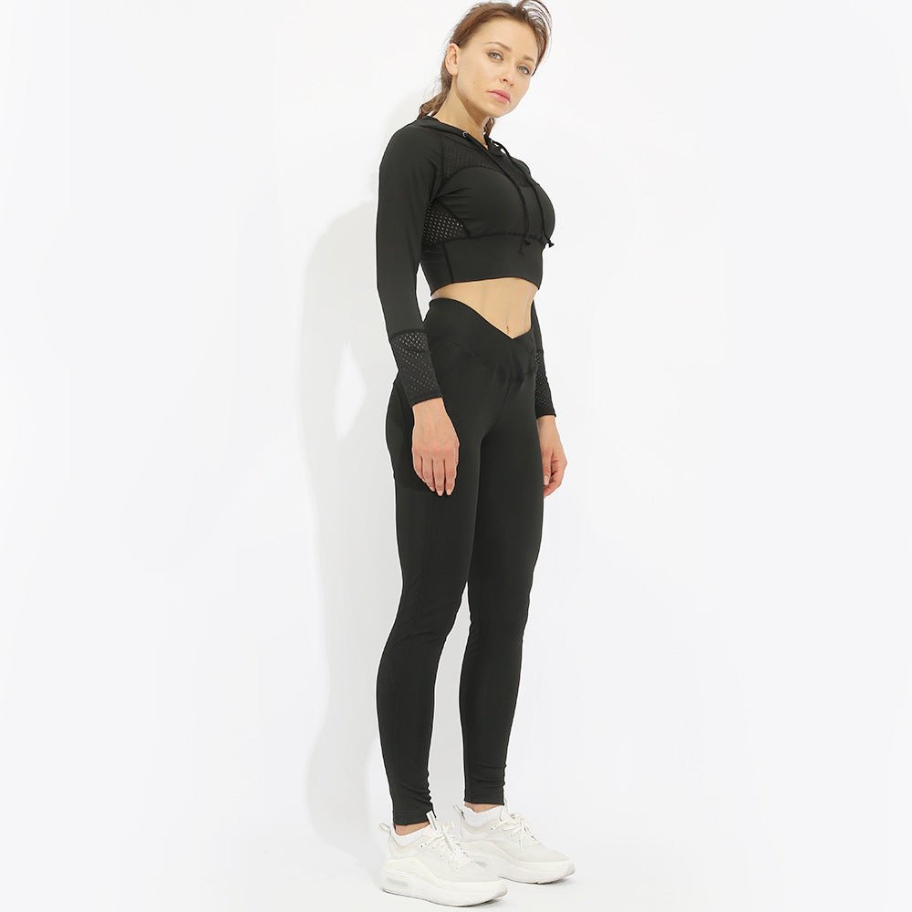 Women Running Leggings Fitness High Waist Tight Pants Sportswear - SUKSU - selling
